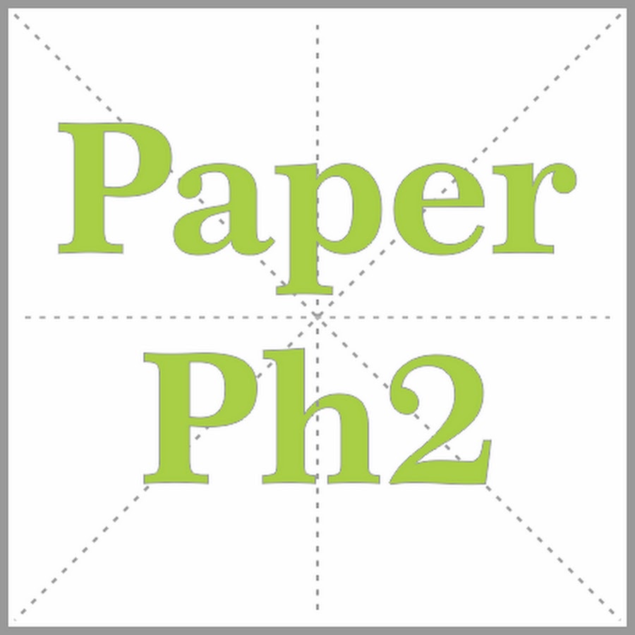 PaperPh2 Origami Avatar de chaîne YouTube