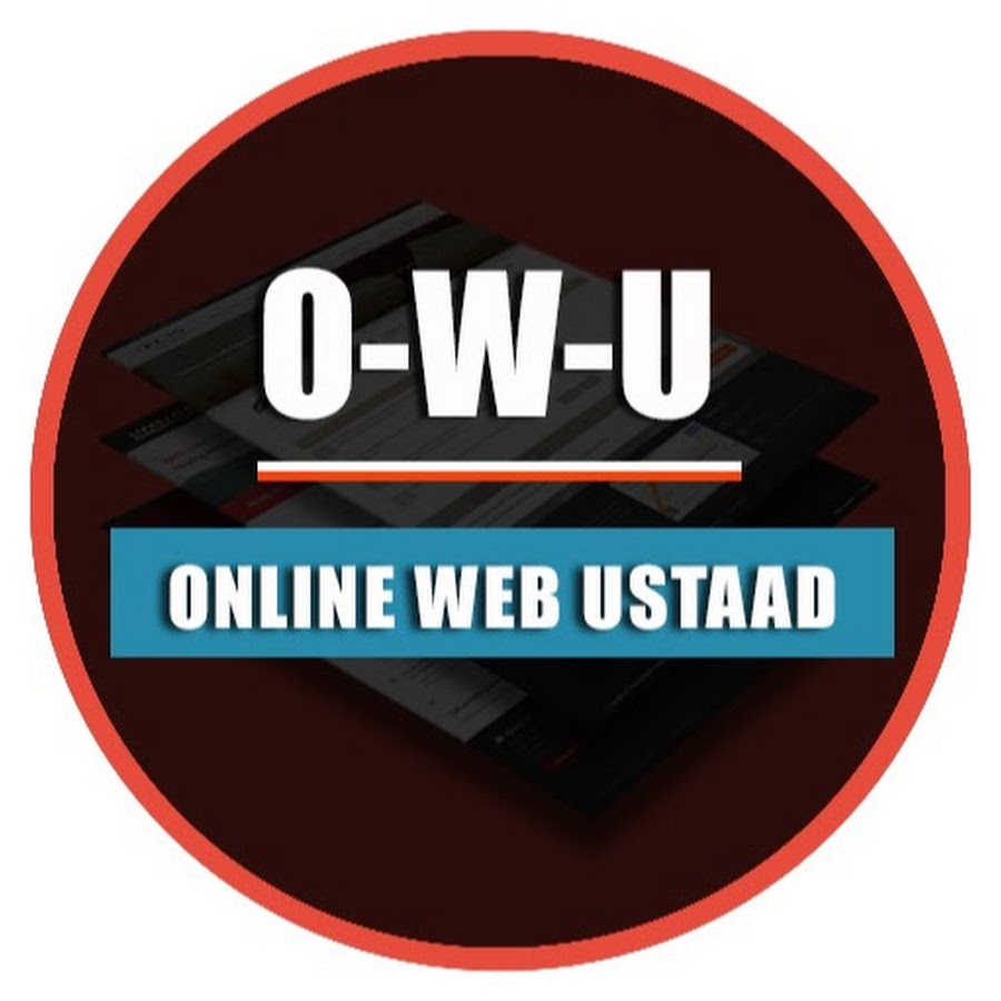 Online web ustaad YouTube channel avatar