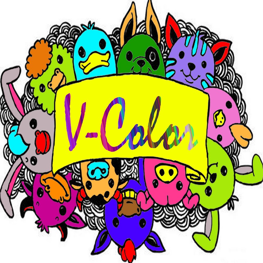 V-Color رمز قناة اليوتيوب