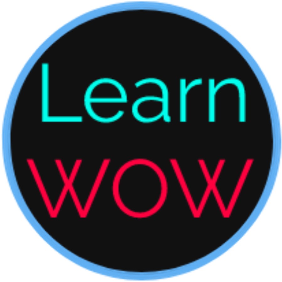 learn wow رمز قناة اليوتيوب