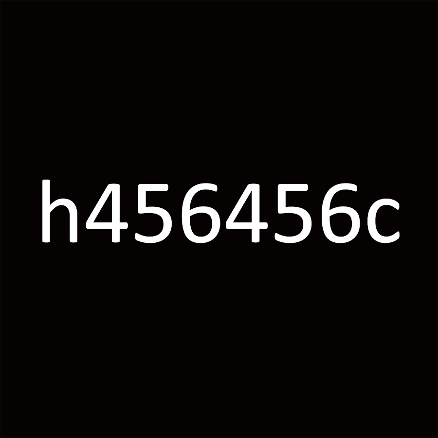 h456456c YouTube channel avatar