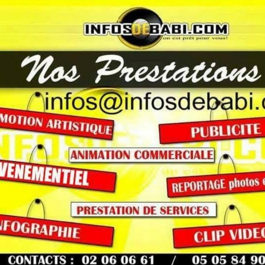 INFOSDEBABI TV CHANEL YouTube channel avatar