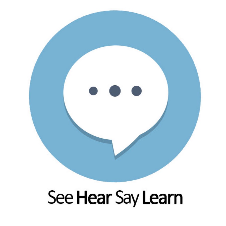 See Hear Say Learn Avatar de chaîne YouTube