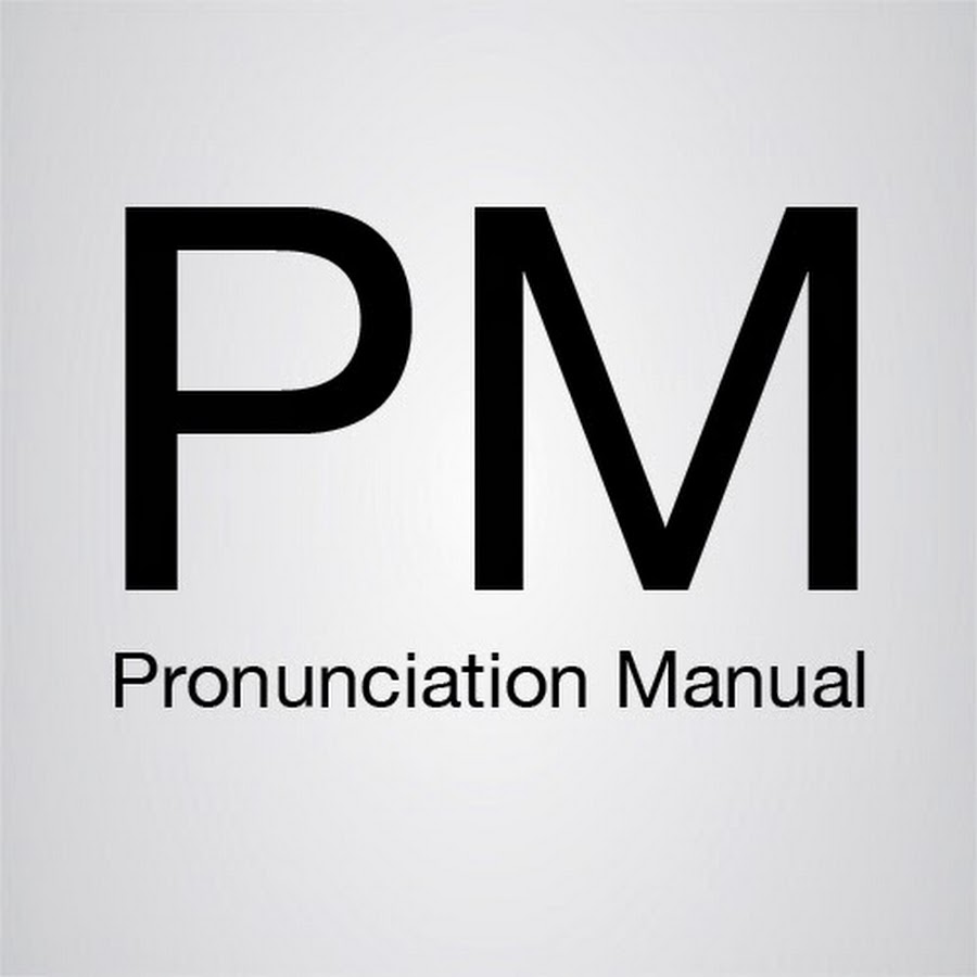 PronunciationManual YouTube channel avatar