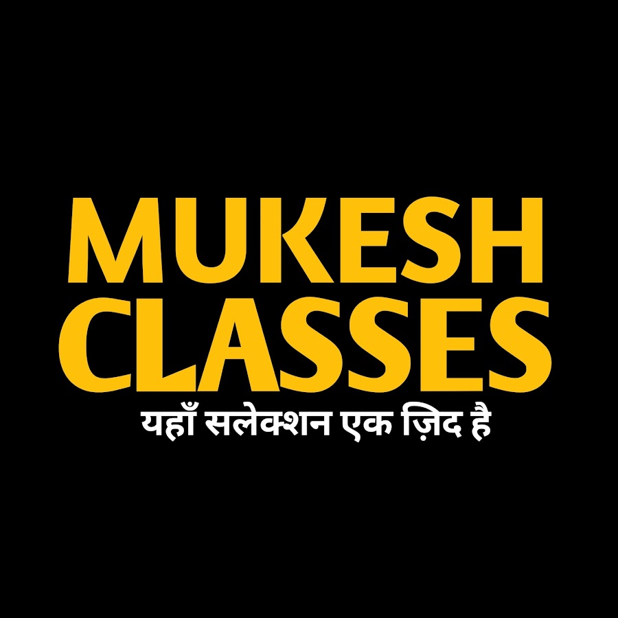 MUKESH CLASSES YouTube channel avatar