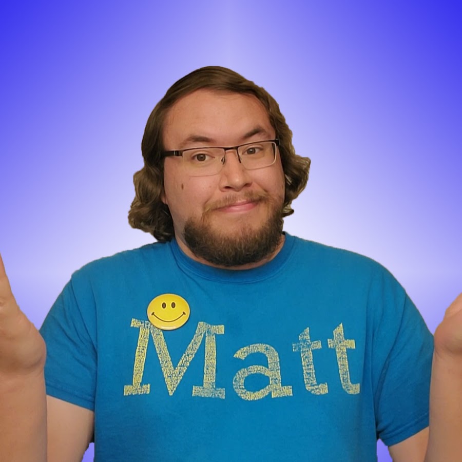 Matt presents YouTube channel avatar