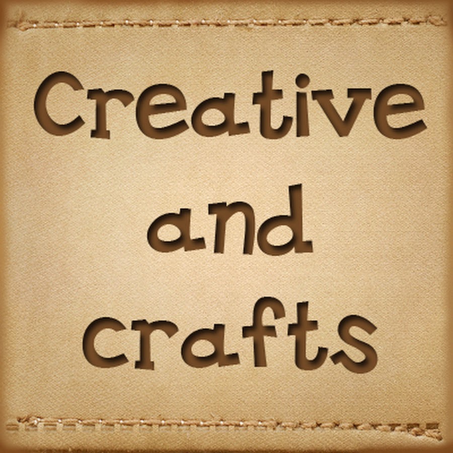 Creative and crafts YouTube channel avatar