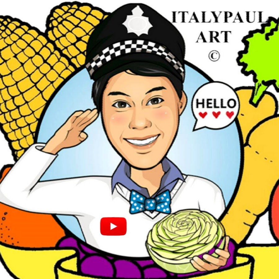 ItalyPaul - Art In Fruit & Vegetable Carving Lessons رمز قناة اليوتيوب