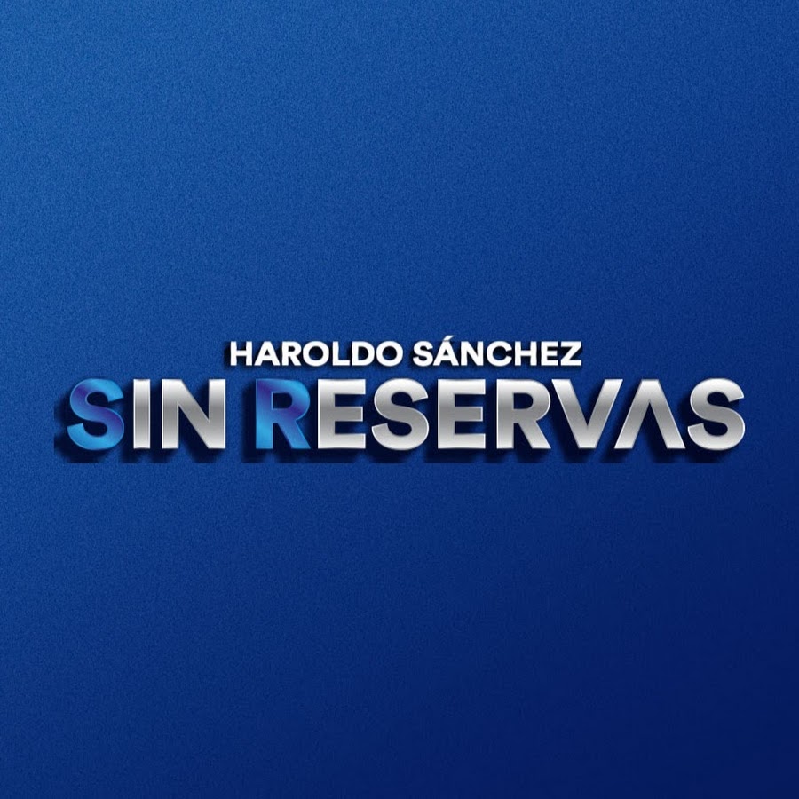 Haroldo SÃ¡nchez, Sin Reservas Avatar de canal de YouTube