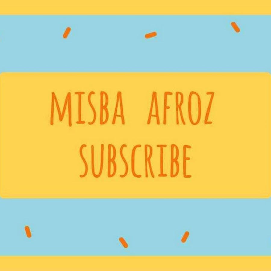 Misba Afroz Аватар канала YouTube