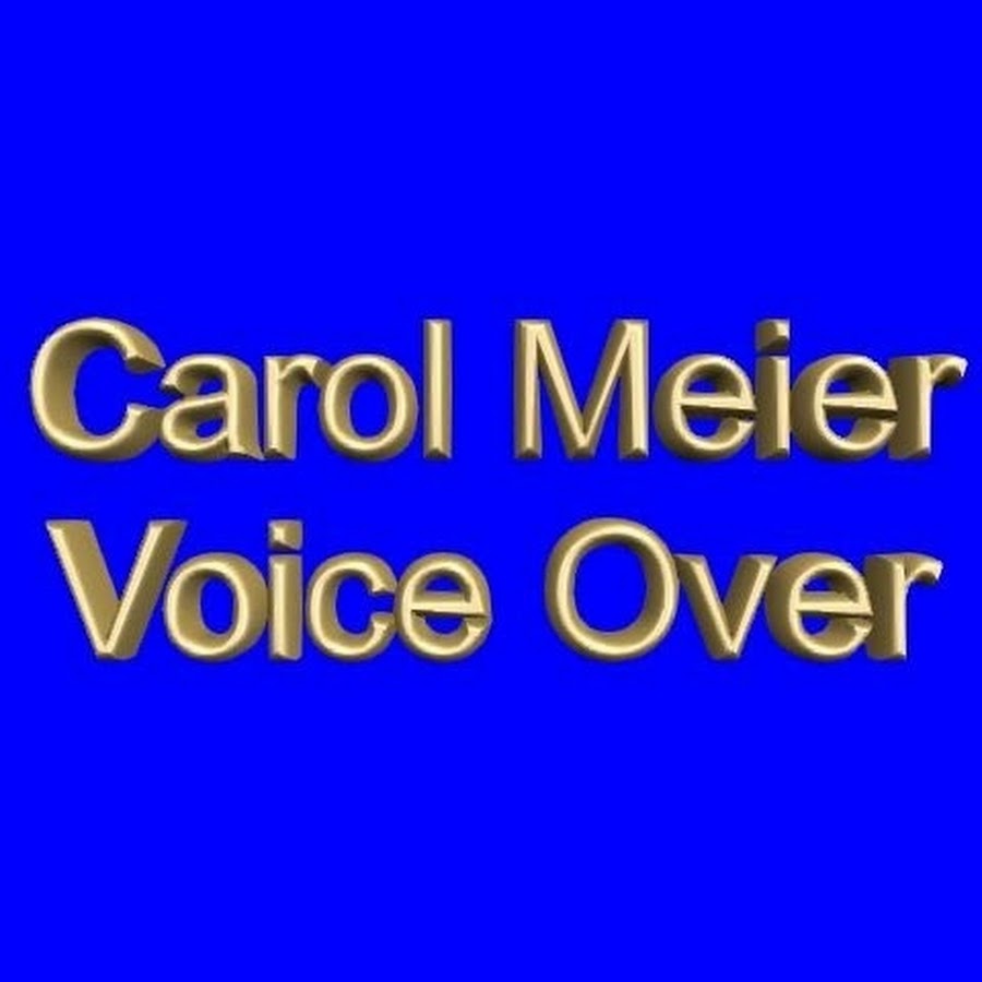 Carol Meier Narrator - revoeciov YouTube channel avatar