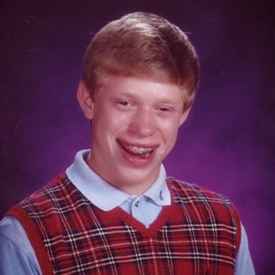 Bad Luck Brian رمز قناة اليوتيوب