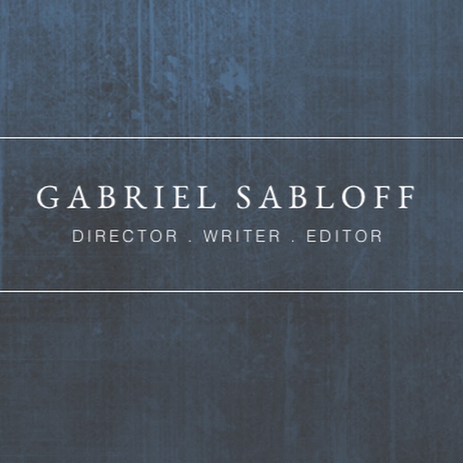 Gabriel Sabloff - Director यूट्यूब चैनल अवतार