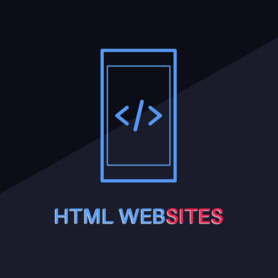 HTML WEBSITES Аватар канала YouTube