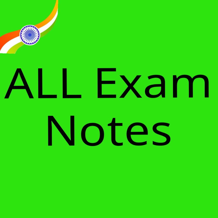 All Exam Notes Аватар канала YouTube
