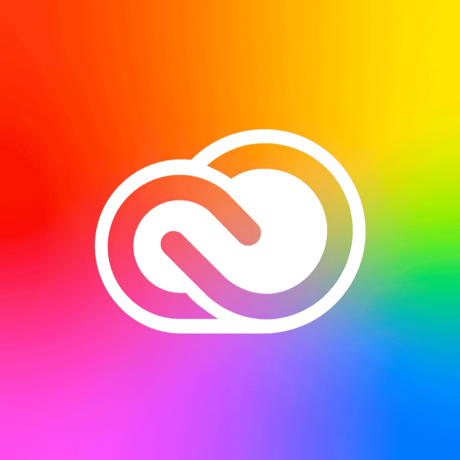 Adobe Creative Cloud यूट्यूब चैनल अवतार