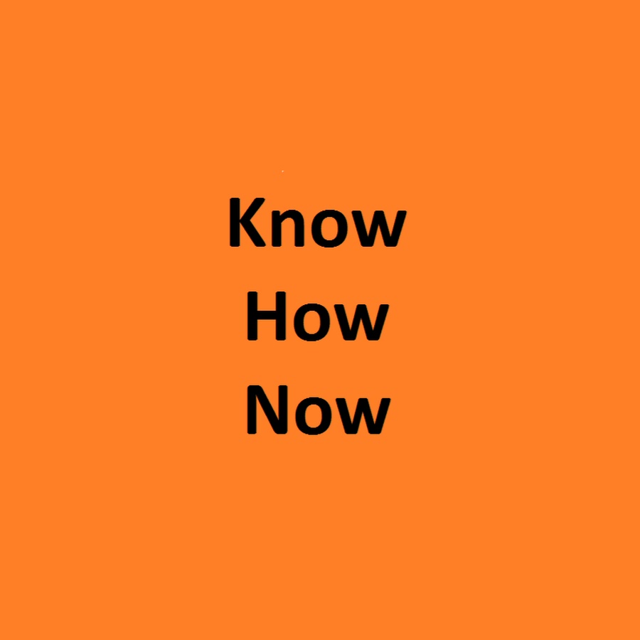 Know How Now YouTube channel avatar