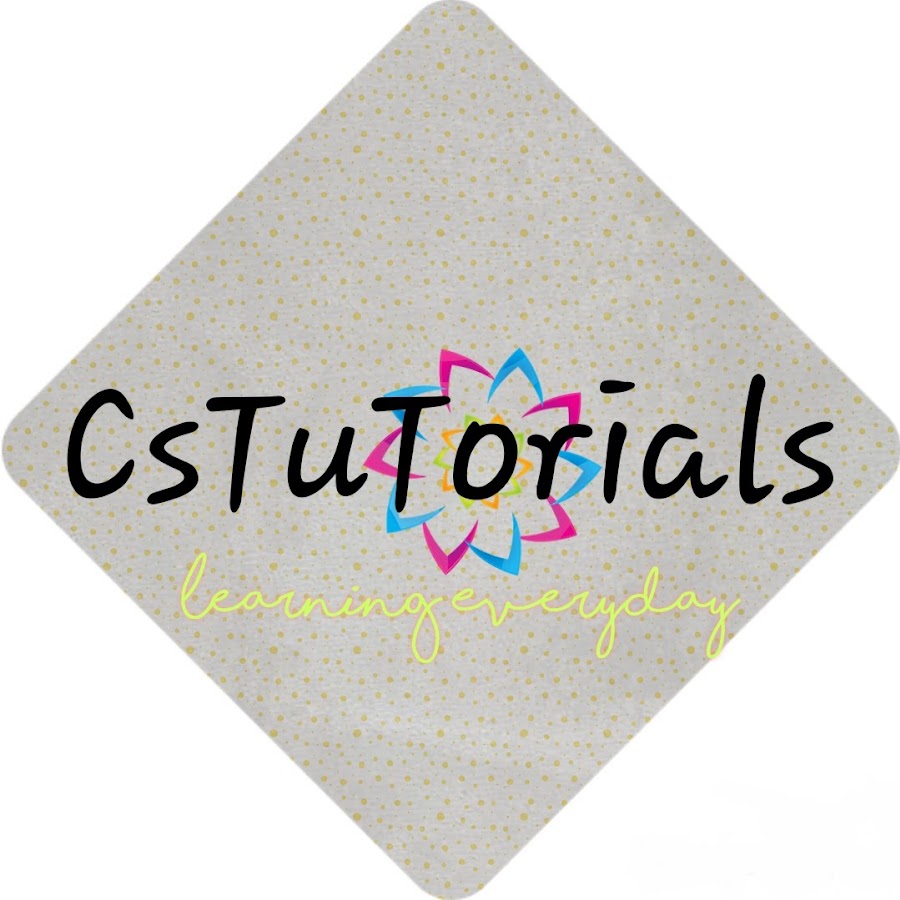 CS TuTorials YouTube channel avatar
