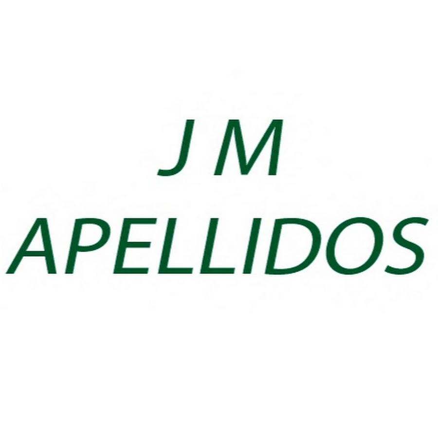 Jose Manuel Apellidos Awatar kanału YouTube