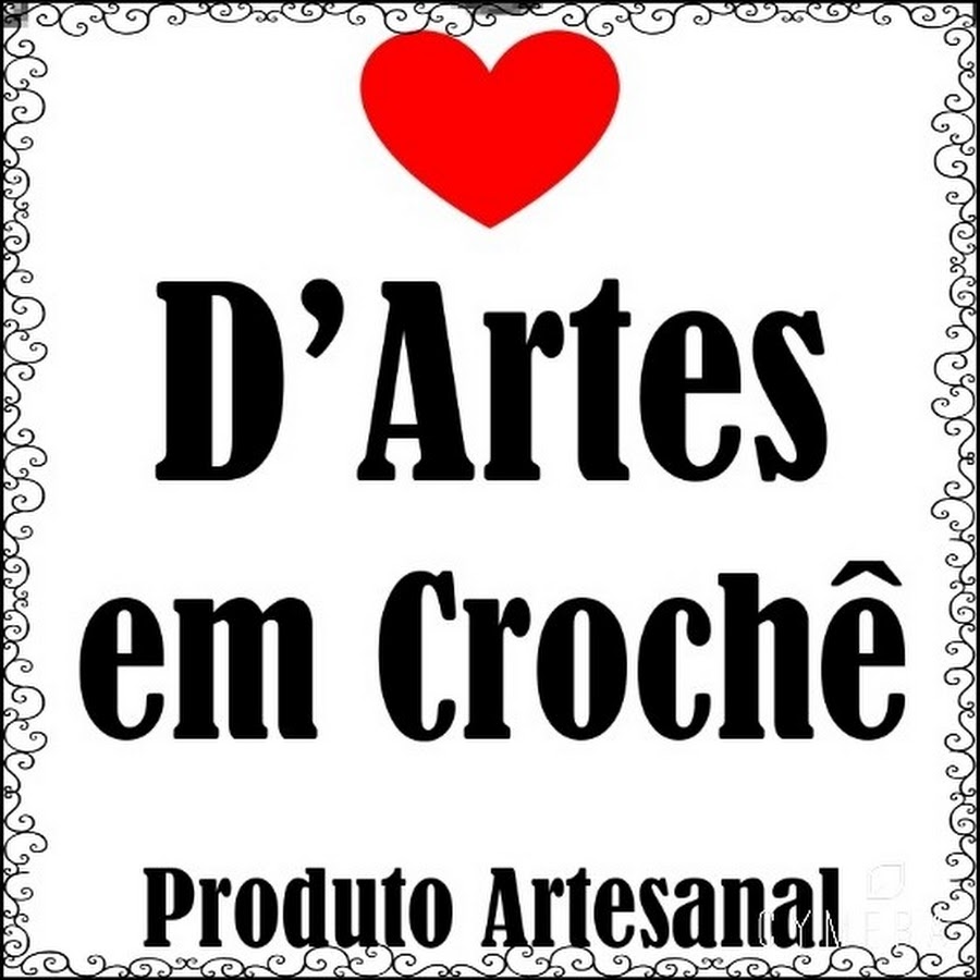 D'Artes em CrochÃª Аватар канала YouTube