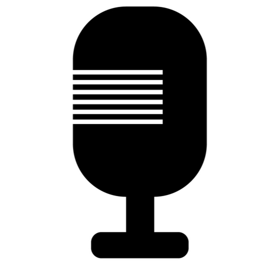 Рисунок микрофон на белом фоне