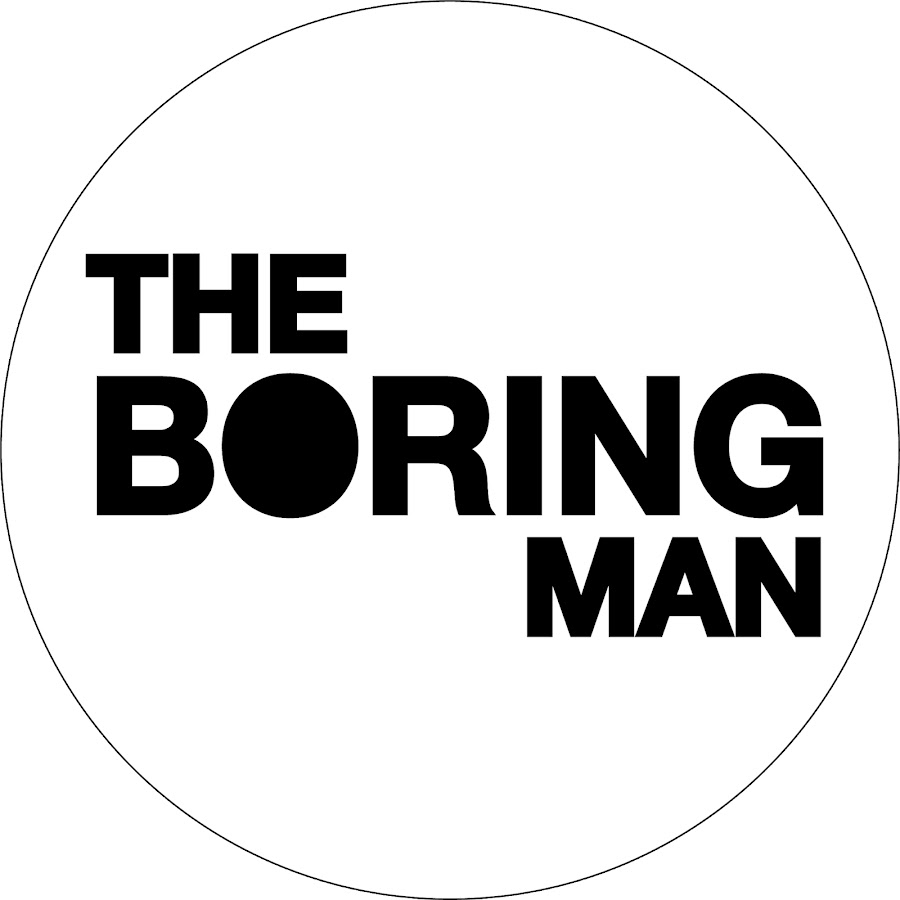 The not so boring Man YouTube channel avatar