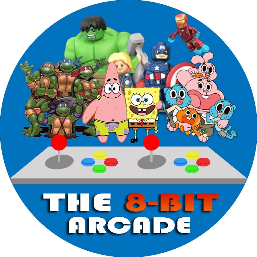 The 8-Bit Arcade Avatar channel YouTube 