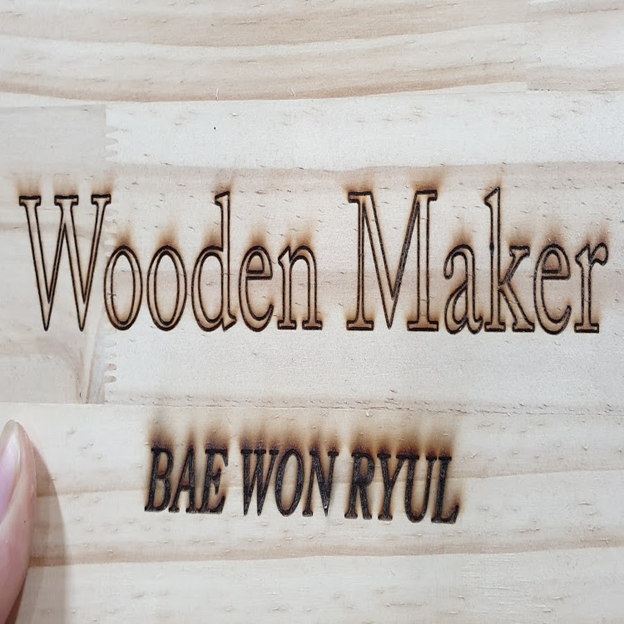 wooden maker YouTube channel avatar