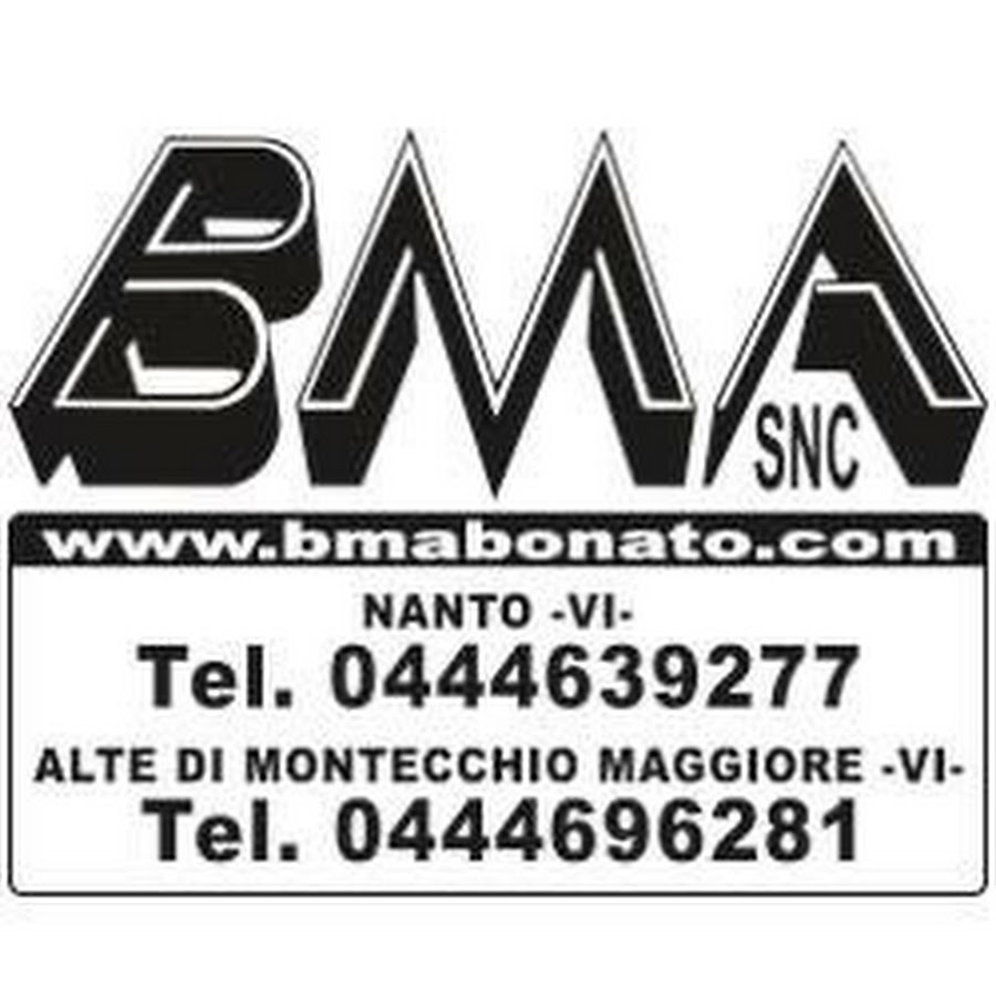 BMA snc यूट्यूब चैनल अवतार