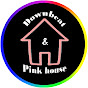 Downbeat & Pink house logo