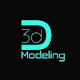 D 3d Modeling logo