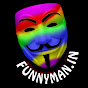 funnyman. in logo