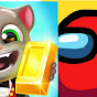 Talking Tom Gold Run And Among Us Gamers logo
