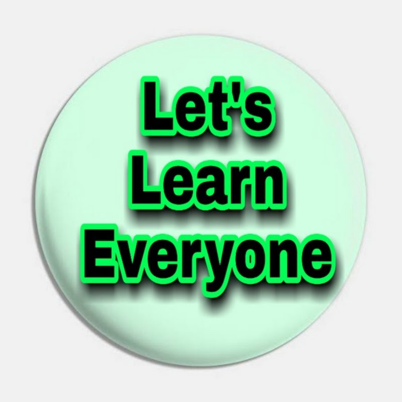 Let's learn everyone