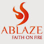 St. Monica's Ablaze logo