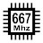 667 Mhz
