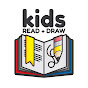 kids read and draw logo