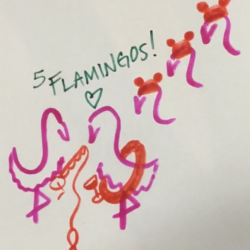 The Five Flamingos