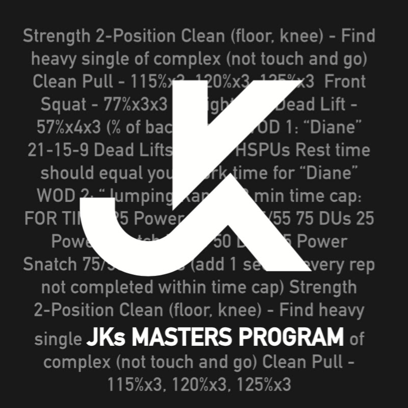 John Kim Masters Crossfitter