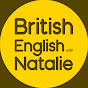 British English with Natalie logo