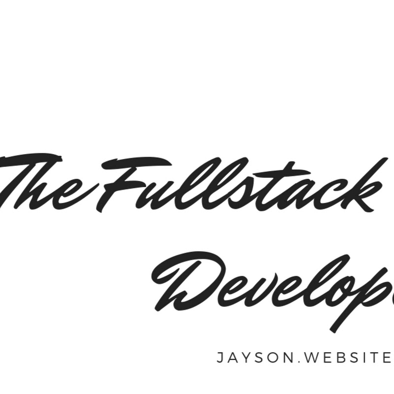 The Full Stack Developer