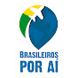 Brasileiros por aí logo
