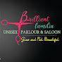 Brilliant Familia parlour & saloon. unisex saloon logo