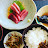Japanese chef cooks Japanese food
