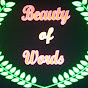 Beauty of Words logo