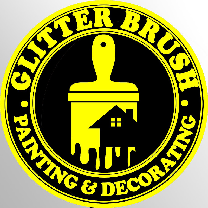 Glitter Brush Painting