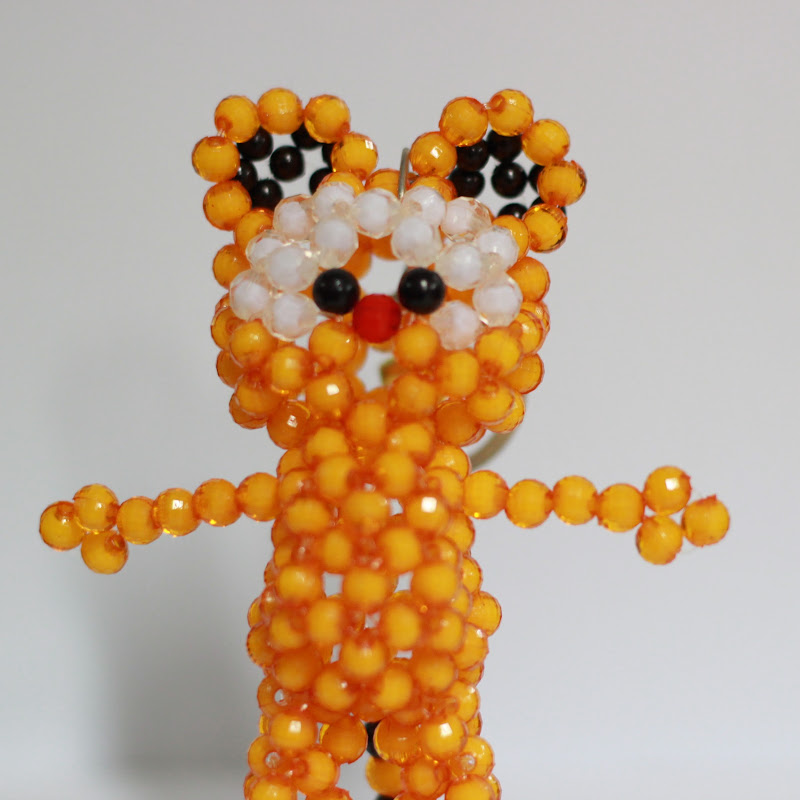 Bead Art and friend