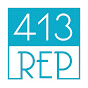 413 Repertory Theater logo