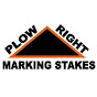 Plow Right Marking Stakes logo