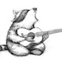 guitar raccoon